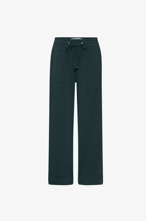 Street One, STRAIGHT LEG HOSE IM CASUAL FIT MIT TURN-UP - Broek - dark shadowed teal