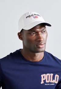POLO SPORT TWILL BALL CAP - Šiltovka - ceramic white