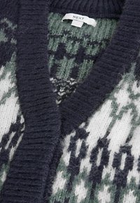 Next FAIRISLE - Adīta jaka - blue teal
