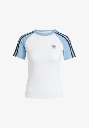 adidas Originals, 3S SLIM - T-shirt basic - white ash blue
