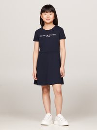Tommy Hilfiger PUNTO FIT FLARE  - Robe en jersey - desert sky
