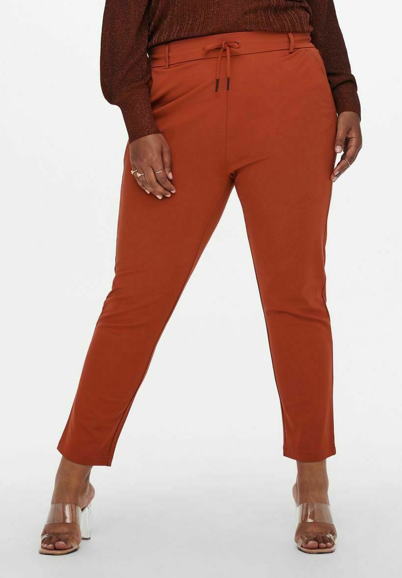 ONLY Carmakoma EINFARBIGE CURVY - Pantaloni sportivi - burnt henna/ocra -  Zalando