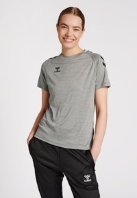 Hummel - Sport T-shirt - grey melange Miniatuurafbeelding 1