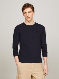 Tommy Hilfiger SLIM FIT - Long sleeved top - blue
