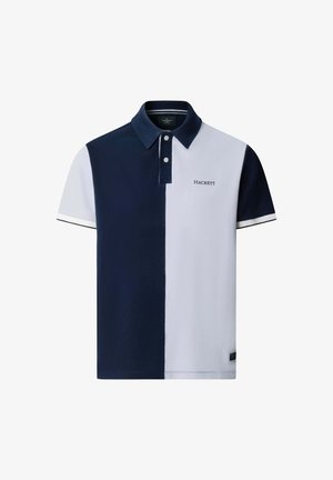Hackett London, HACKETT LONDON POLO SHIRT HERITAGE NBR HALF PC - Polo - old navy