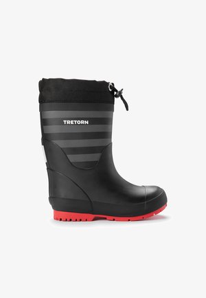Tretorn GRÄNNA - Bottes en caoutchouc - black/grey
