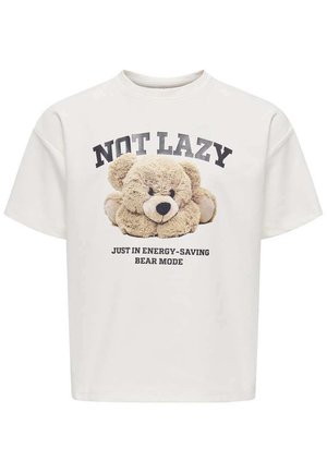 T-shirt con stampa - écru