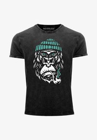 HERREN VINTAGE SHIRT Gorilla Affe Monkey Captain Sailor Seemann Printshirt EUR 20,90 - DE HERREN VINTAGE SHIRT Gorilla Affe Monkey Captain Sailor Seemann Printshirt EUR 20,90 - DE