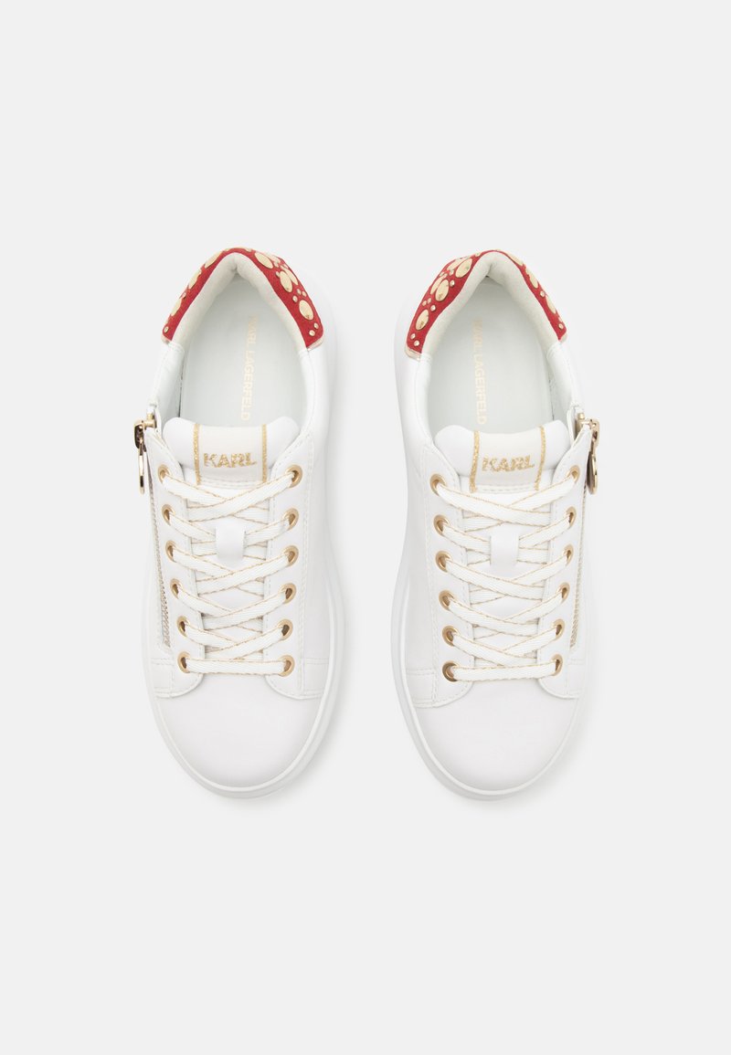 KARL LAGERFELD KAPRI MIRROR Trainers white/gold/white