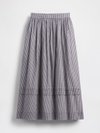 GAP X DOEN MIDI SKIRT GINGHAM - A-snit nederdel - navy