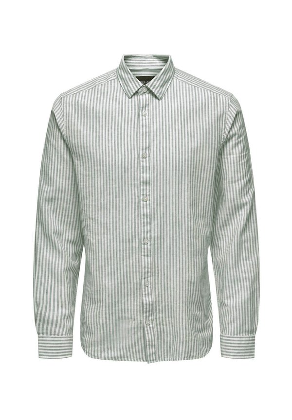 CAIDEN LANGARM - Shirt - grau3