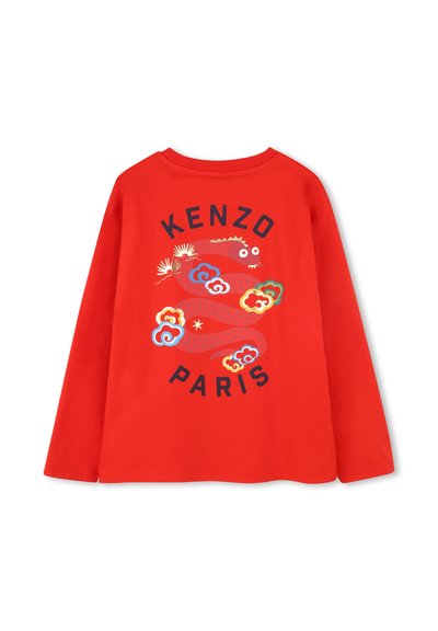KENZO kids T-shirt à manches longues - piment