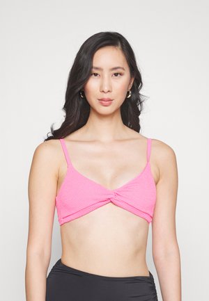 Good American ALWAYS FITS TWISTED LINED - Haut de bikini - pink
