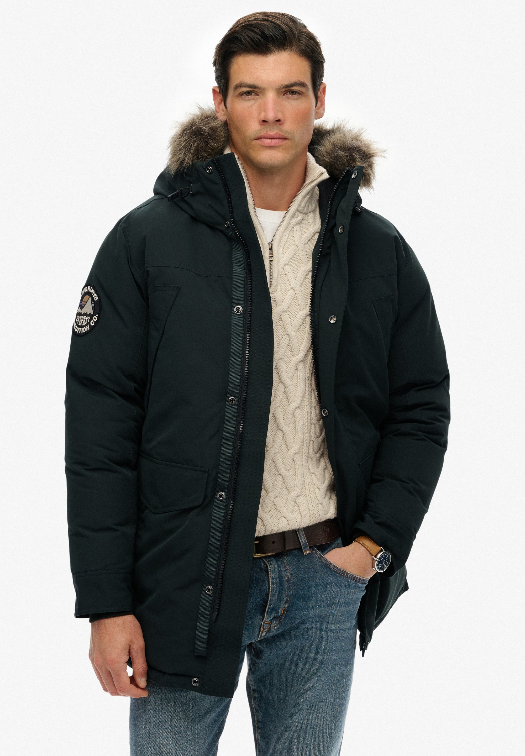 Superdry Co EVEREST Winter coat cedar dark green/green Zalando