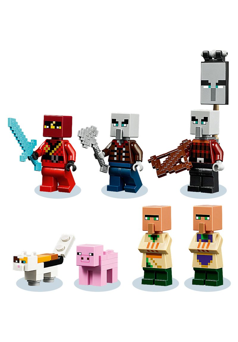 Kinder Kuscheltiere | LEGO 21160 MINECRAFT DER ILLAGER-ÜBERFALL BAUSET Blockspielzeug mehrfarben/mehrfarbig - YE81610 Kinder Kuscheltiere | LEGO 21160 MINECRAFT DER ILLAGER-ÜBERFALL BAUSET Blockspielzeug mehrfarben/mehrfarbig - YE81610