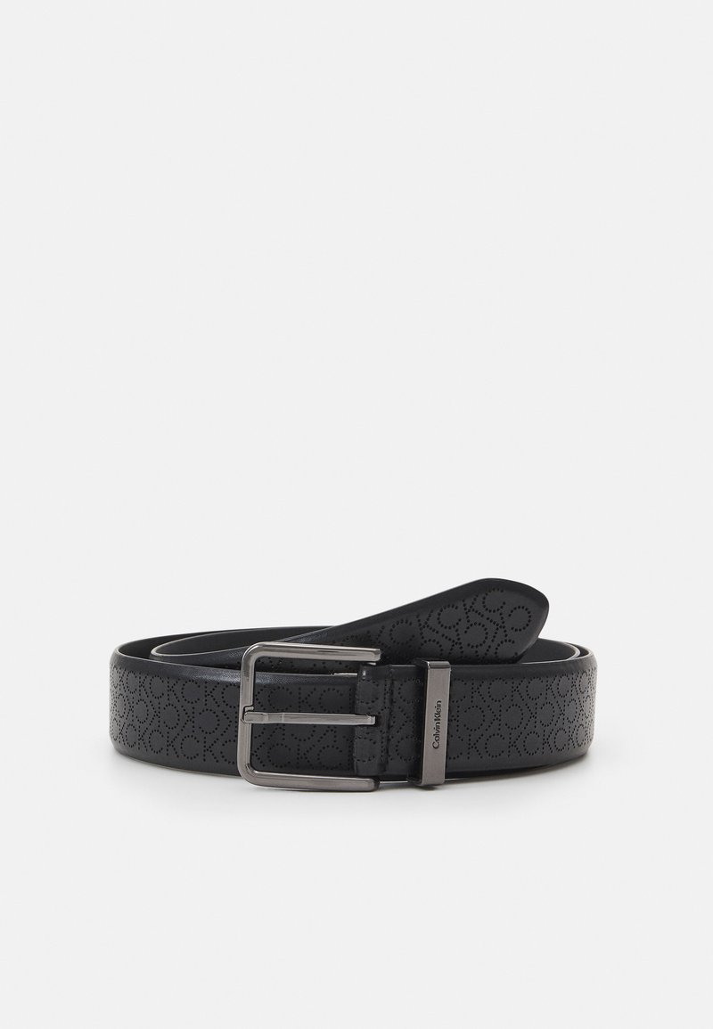 Calvin Klein - WARMTH PLUS MONO - Pásek - perforated mono black, Zvětšit