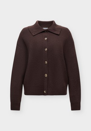 Marc O'Polo DENIM, TROYER - Strickjacke - espresso brown