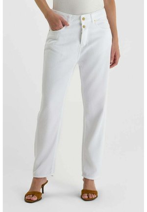 LARGE GIRLFRIEND - Mom jeans - blanc