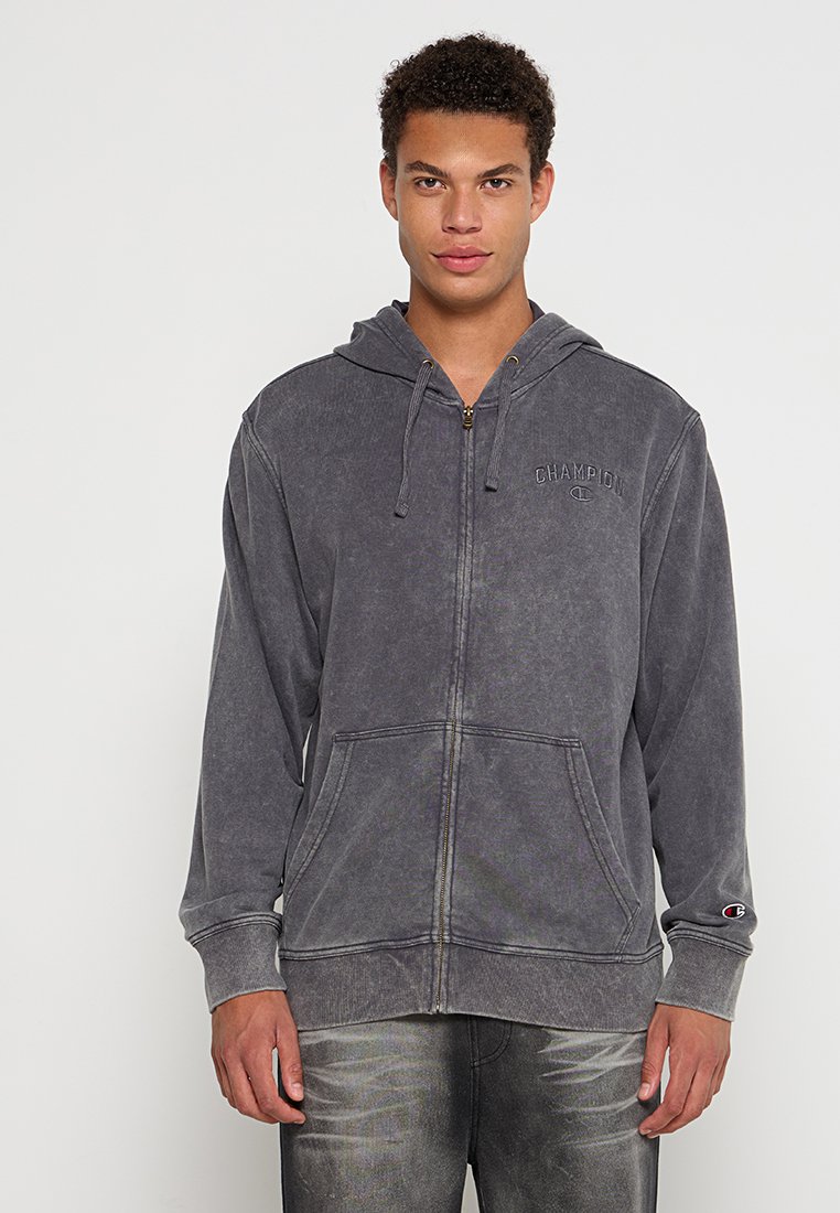 Champion Sweater met rits grijs