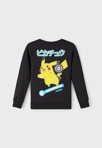 NAME IT Jungen Sweat Mit Pokémon Motiv - Himmelblau Mit Rundhals