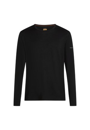 icebreaker, M M 200  LS CREWE  ANGLE - T-shirt à manches longues - black