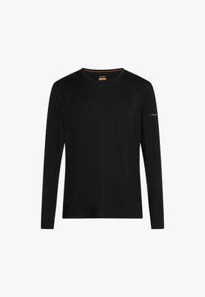icebreaker, M M 200 LS CREWE ANGLE - Camiseta de manga larga - black