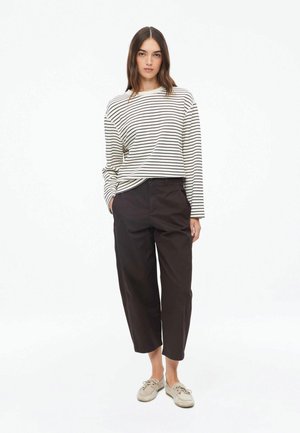 s.Oliver, HOSE - Stoffhose - dunkelbraun