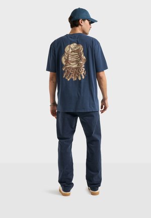 PANQUEQUE - Camiseta estampada - navy blue