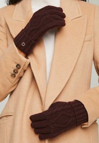 Lipsy COSY CABLE - Sõrmkindad - red