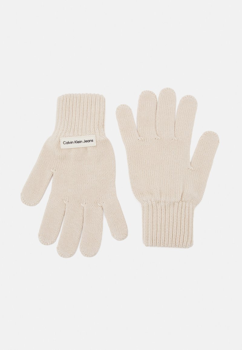 Calvin Klein Jeans PATCH GLOVES - Rukavice - birch
