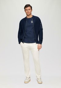 s.Oliver T-Shirt print - tiefblau