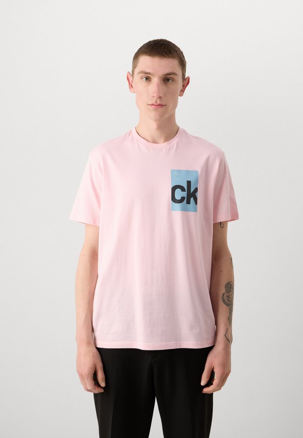 BOX GRAPHIC TEE - Print T-shirt - rose shadow2