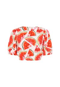myMo Bluse - red multicolor