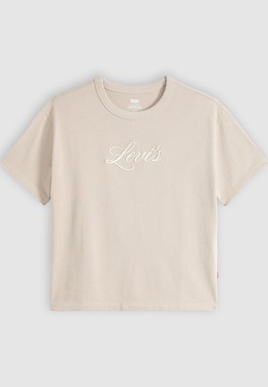 Levi's®, VINTAGE TEE - Μπλουζάκι με στάμπα - corded script logo chateau gray