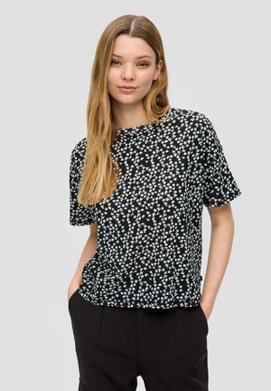 MIT ALL-OVER-PRINT - T-shirt imprimé - schwarz