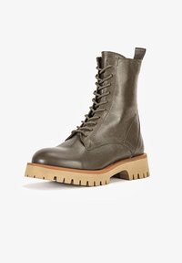 Inuovo Botines con cordones - khaki