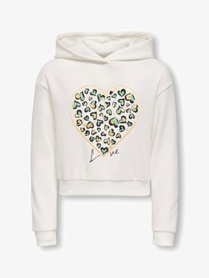 ONLY GIRLS Pulover s kapuco - cloud dancer