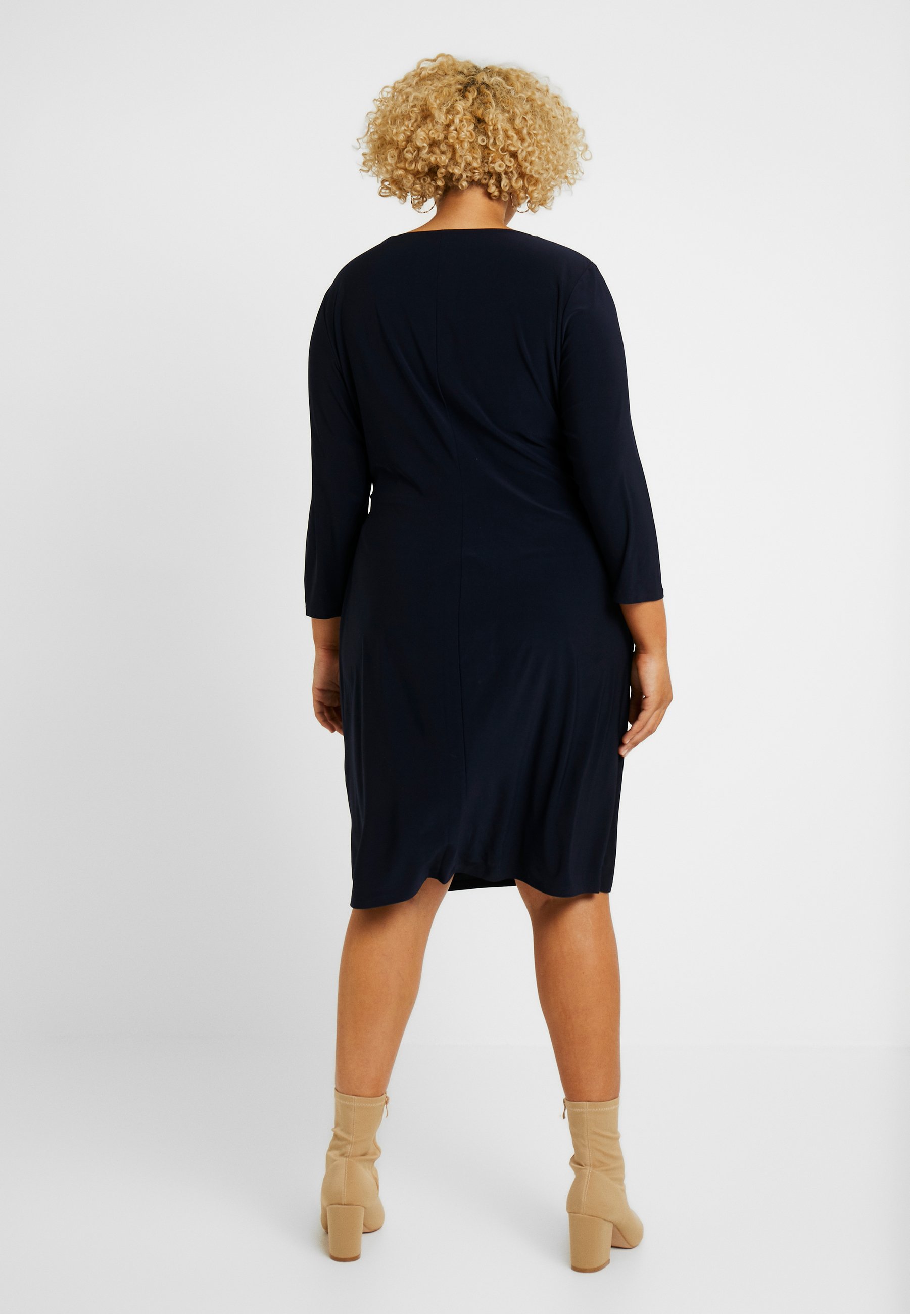 Lauren Ralph Lauren Woman CLEORA DAY DRESS - Vestido ligero - lighthouse  navy/azul marino - Zalando.es