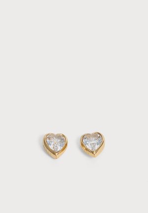 Guess, CRYSTAL LOVE - Обеци - gold-coloured