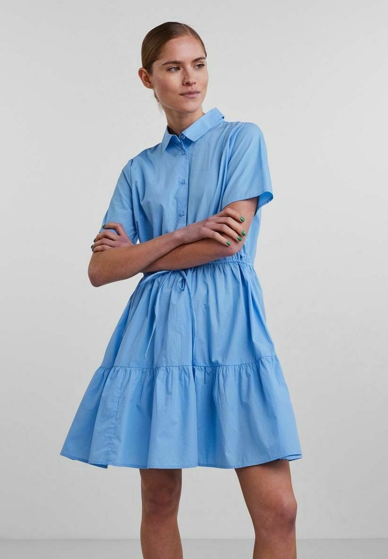 Pieces VALDINE Robe chemise little boy blue/bleu ZALANDO.FR