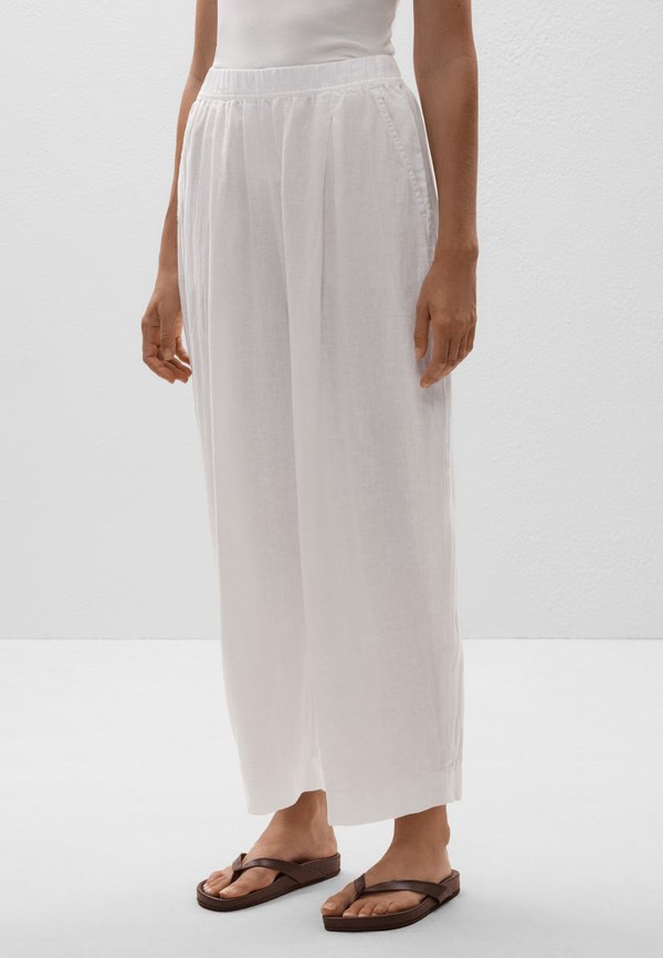 LINEN CROP BALLOON - Stoffhose