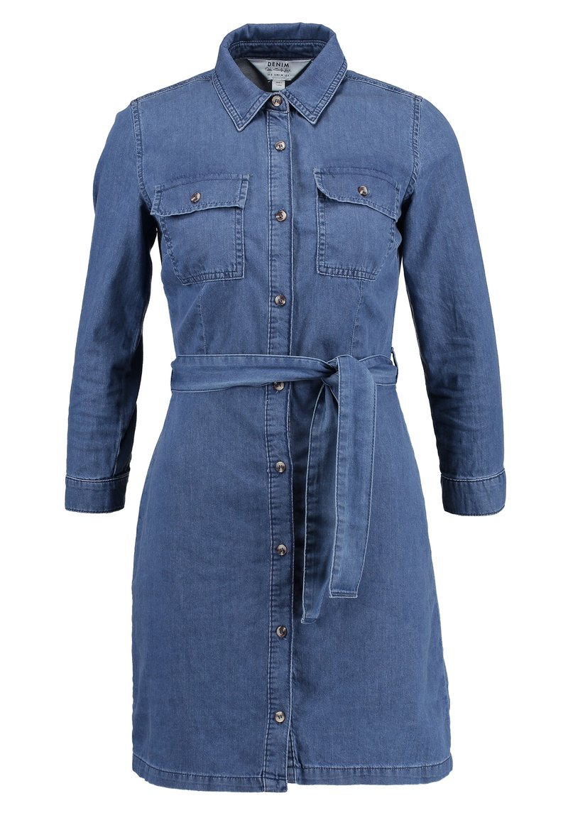 miss selfridge denim shirt dress Miss Selfridge - Denim Shirt Dress - Women - Cotton - 0 US