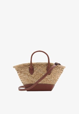 SMALL BASKET - Handbag - leather