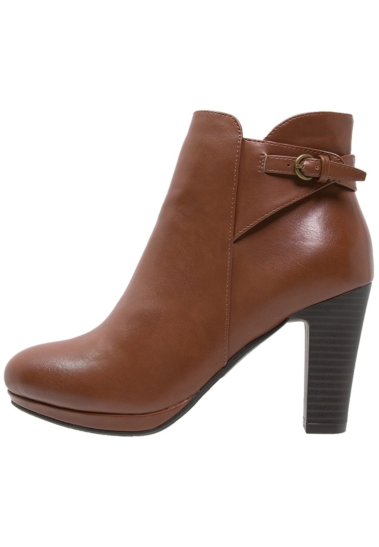 Anna Field Korolliset nilkkurit - cognac