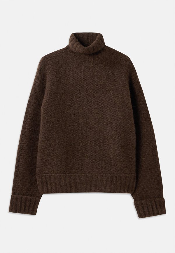 TURTLE NECK - Jumper - chocolate2