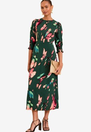 EMPIRE SEAM FLUTE SLEEVE  PETITE  - Vardagsklänning - green smudge
