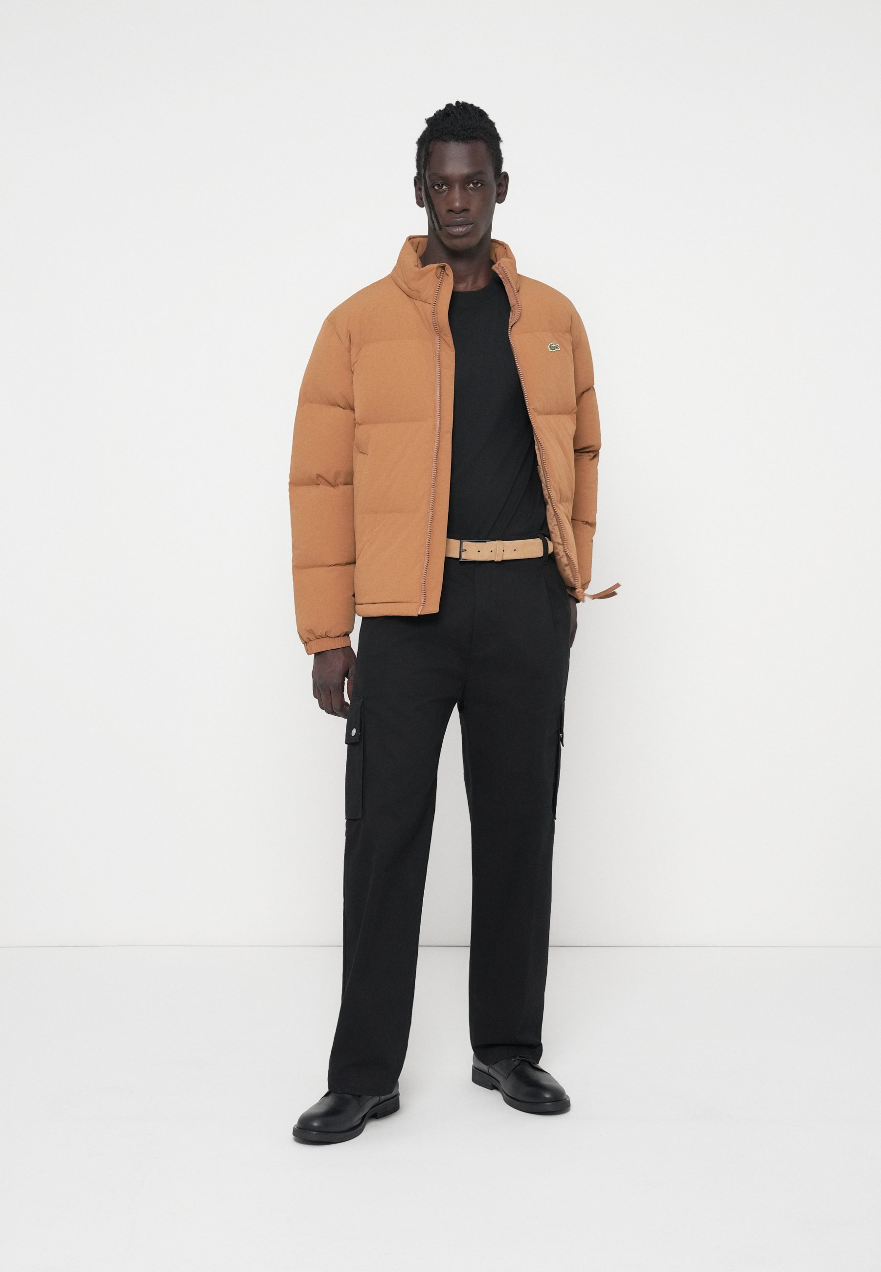 Lacoste Down jacket - dark date brown/brown - Zalando.co.uk