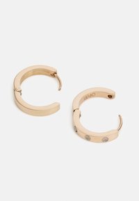 LIU JO LOOP EARRINGS ESSENTIAL - Earrings - rose gold-coloured/white