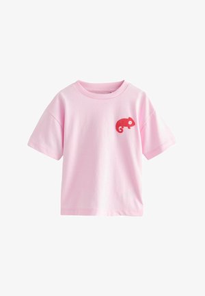 Next SIMPLE SHORT SLEEVE - T-shirt con stampa - pink