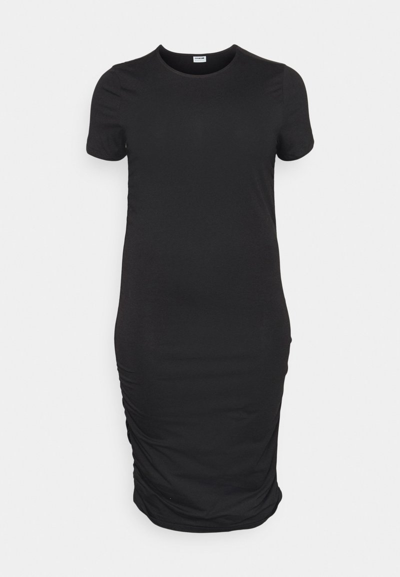 Noisy May Curve NMEMMA ROUCHING DRESS - Vestido de malha - black